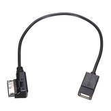 Audio-adapterkabel USB Female AUX Media Interface voor Benz Mercedes